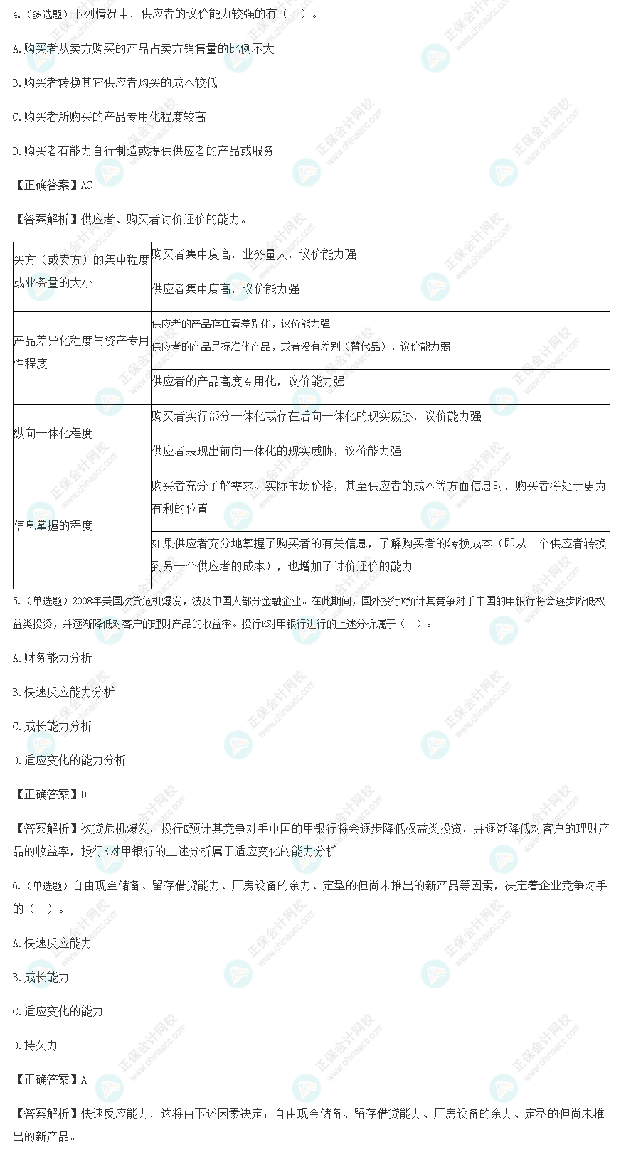 2022注會戰(zhàn)略基礎(chǔ)階段易混易錯題