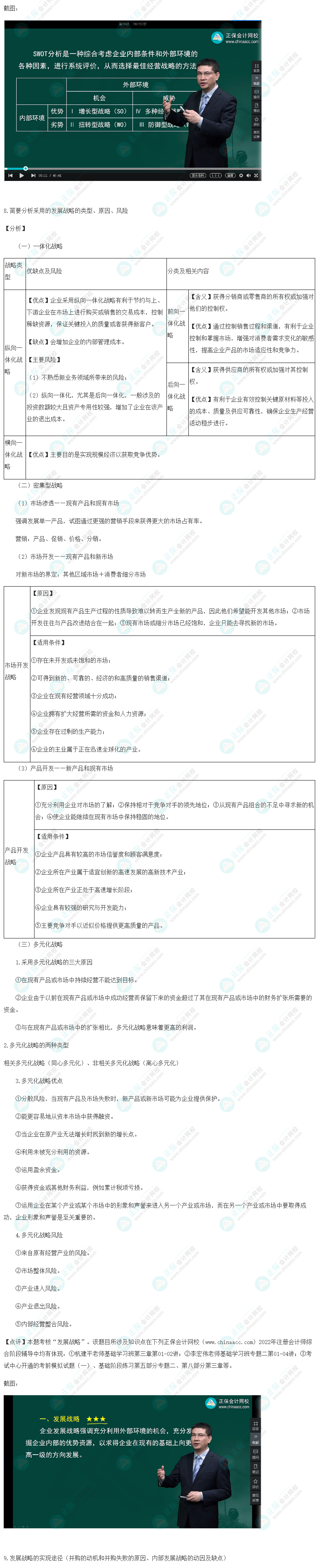 2022年注冊會計(jì)師考試《職業(yè)能力綜合測試二》考試試題涉及知識點(diǎn)（回憶版）