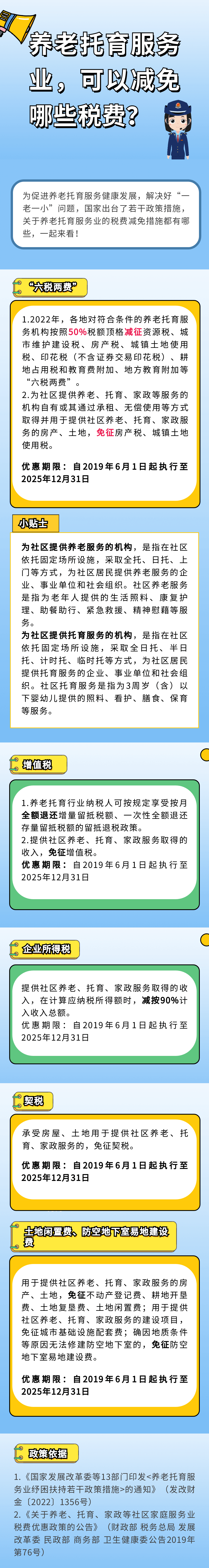 養(yǎng)老托育服務(wù)業(yè)，可以減免哪些稅費(fèi)