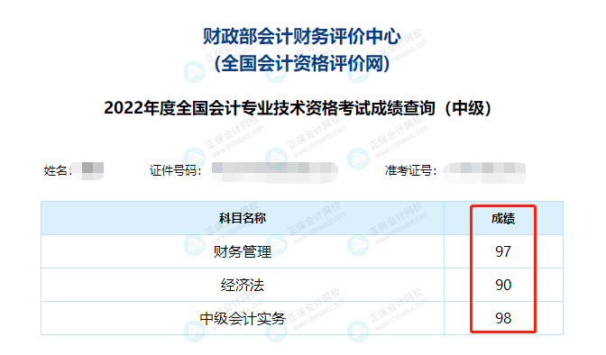 2022中級會計(jì)成績公布后要低調(diào)？但實(shí)力不允許?。”仨殨癯鰜?！