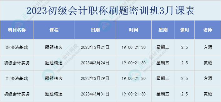 初級(jí)會(huì)計(jì)刷題密訓(xùn)班已開課！你準(zhǔn)備好開學(xué)了嗎？