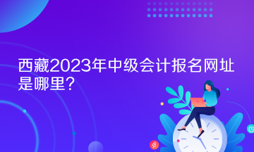 西藏2023年中級會計報名網(wǎng)址是哪里？