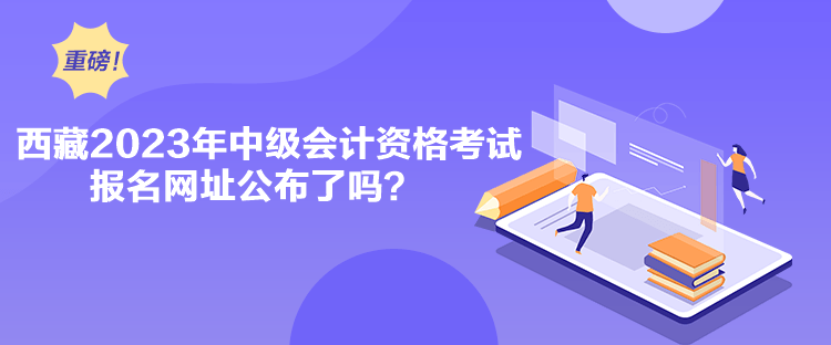 西藏2023年中級會計資格考試報名網(wǎng)址公布了嗎？