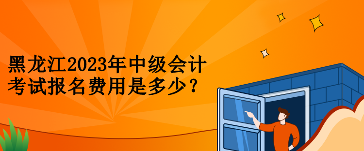 黑龍江2023年中級(jí)會(huì)計(jì)考試報(bào)名費(fèi)用是多少？