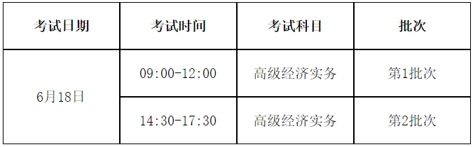 山東2023高級(jí)經(jīng)濟(jì)師考試時(shí)間安排