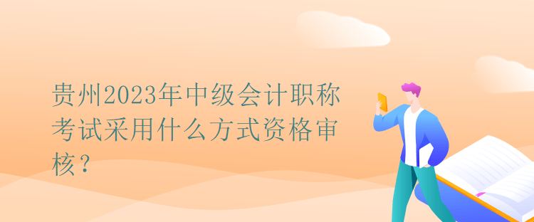 貴州2023年中級會計職稱考試采用什么方式資格審核？