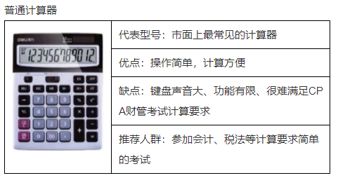 2023年CPA考試計(jì)算器的有關(guān)規(guī)定！