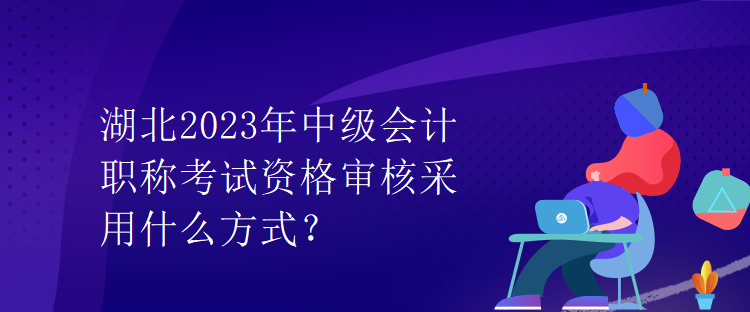 湖北2023年中級會計職稱考試資格審核采用什么方式？