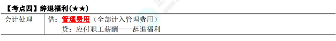 2023年注會《會計(jì)》第9章高頻考點(diǎn)4：辭退福利