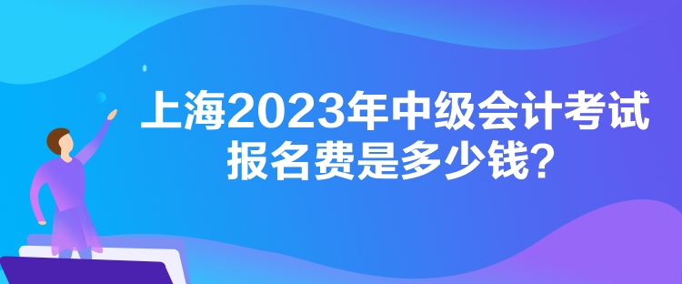 上海2023年中級會計考試報名費是多少錢？