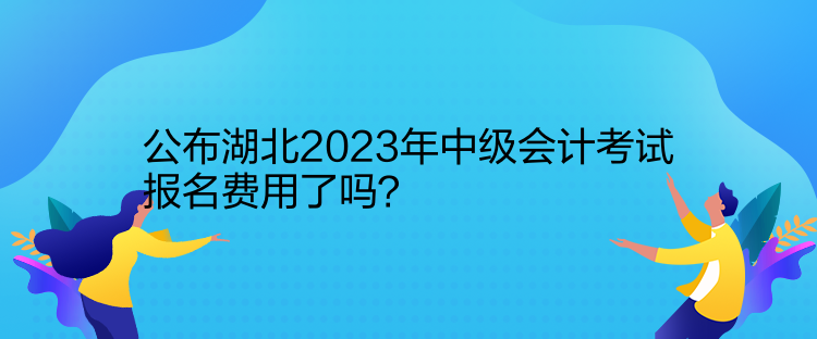 公布湖北2023年中級(jí)會(huì)計(jì)考試報(bào)名費(fèi)用了嗎？