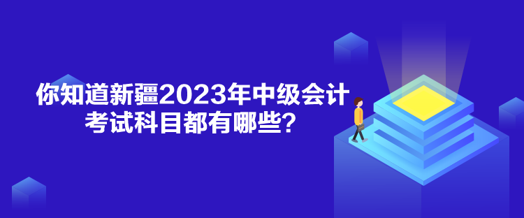 你知道新疆2023年中級(jí)會(huì)計(jì)考試科目都有哪些？