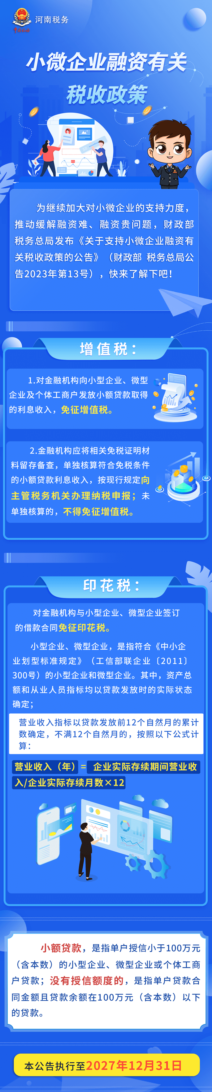 免增值稅！免印花稅！支持小微企業(yè)融資