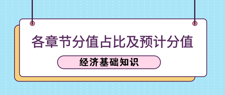 《經(jīng)濟(jì)基礎(chǔ)知識(shí)》各章節(jié)分值占比及2023年預(yù)計(jì)分值