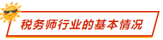 稅務(wù)師行業(yè)的基本情況