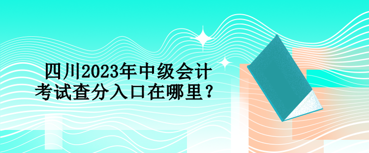 四川2023年中級(jí)會(huì)計(jì)考試查分入口在哪里？