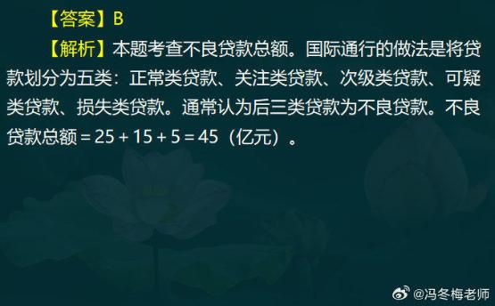 中級經(jīng)濟師金融案例分析題