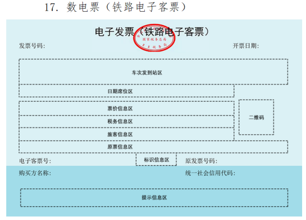 旅客運(yùn)輸服務(wù)數(shù)電發(fā)票票樣