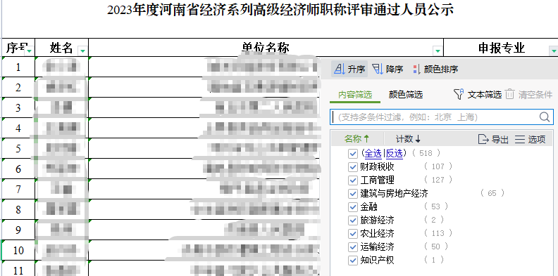 河南高級(jí)經(jīng)濟(jì)師