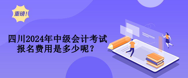 四川2024年中級(jí)會(huì)計(jì)考試報(bào)名費(fèi)用是多少呢？