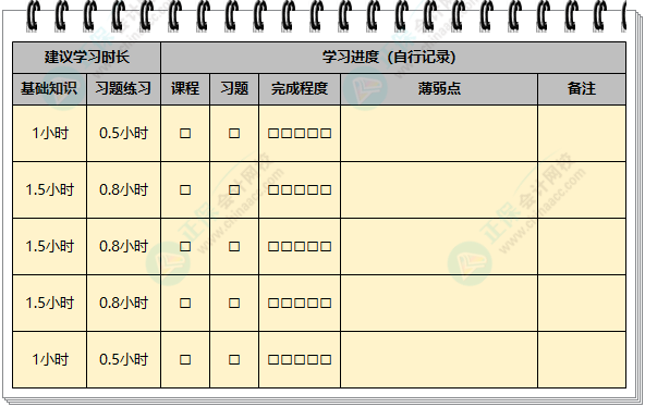 快來領(lǐng)~2024年初級(jí)會(huì)計(jì)學(xué)習(xí)計(jì)劃打卡表新鮮出爐！拖延癥很適用！