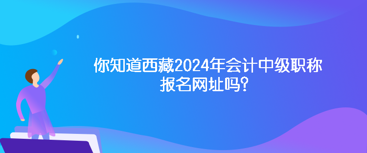 你知道西藏2024年會計中級職稱報名網(wǎng)址嗎？