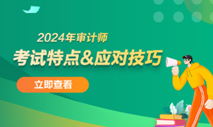 審計師應(yīng)試技巧