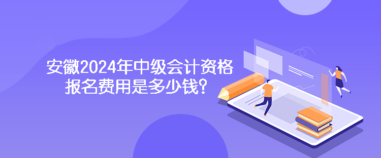 安徽2024年中級(jí)會(huì)計(jì)資格報(bào)名費(fèi)用是多少錢？