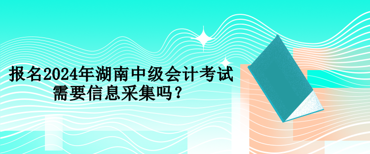 報(bào)名2024年湖南中級(jí)會(huì)計(jì)考試需要信息采集嗎？