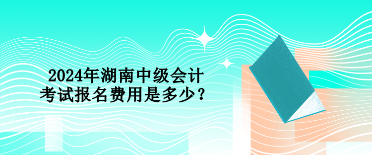 2024年湖南中級會計考試報名費用是多少？