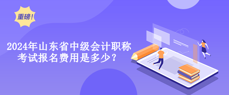 2024年山東省中級(jí)會(huì)計(jì)職稱(chēng)考試報(bào)名費(fèi)用是多少？