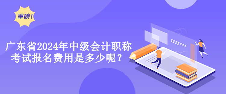 廣東省2024年中級(jí)會(huì)計(jì)職稱考試報(bào)名費(fèi)用是多少呢？