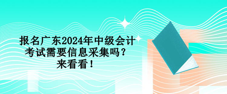 報(bào)名廣東2024年中級(jí)會(huì)計(jì)考試需要信息采集嗎？來(lái)看看！