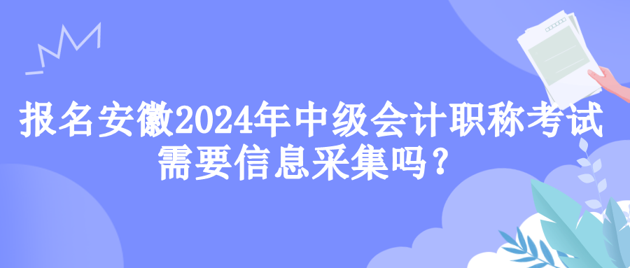 安徽中級會計信息采集