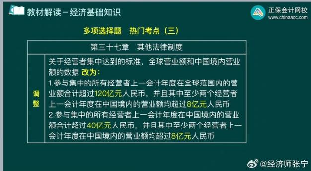 張寧老師圈劃中級經(jīng)濟(jì)基礎(chǔ)多選題熱門考點(diǎn)