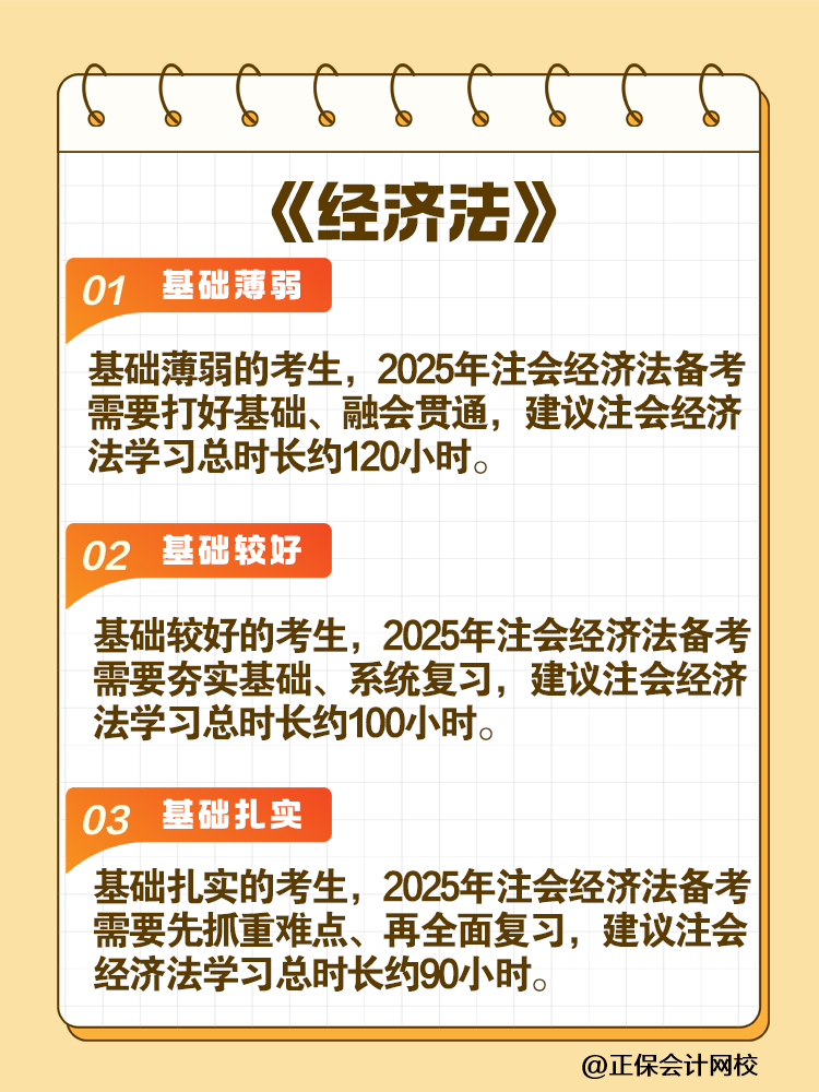 考生關(guān)注！2025年注會(huì)各科目建議學(xué)習(xí)時(shí)長